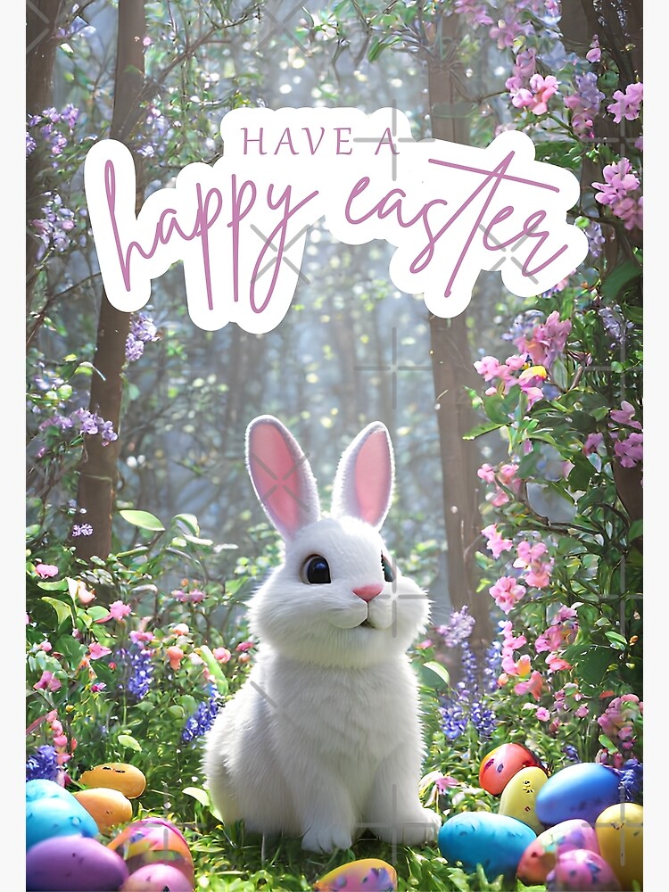 Snail And Bunny Rabbit Hat Easter Eggs Happy Day T Shirt