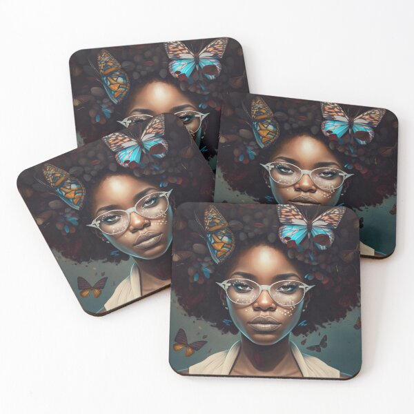Item preview, Afros and Butterflies: A Tribute to Black History designed and sold by BeerBot.