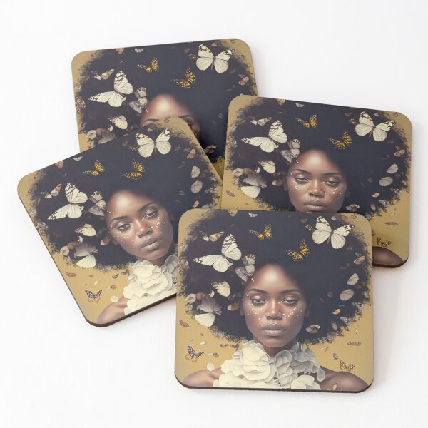 Item preview, Afros and Butterflies: A Tribute to Black History designed and sold by BeerBot.