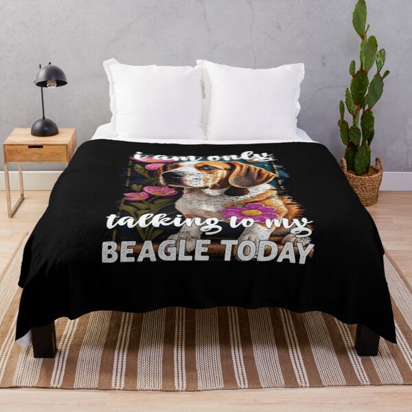 Item preview, I'm Only Talking to My Beagle Today Funny Beagle Lover designed and sold by Trendy Valley .
