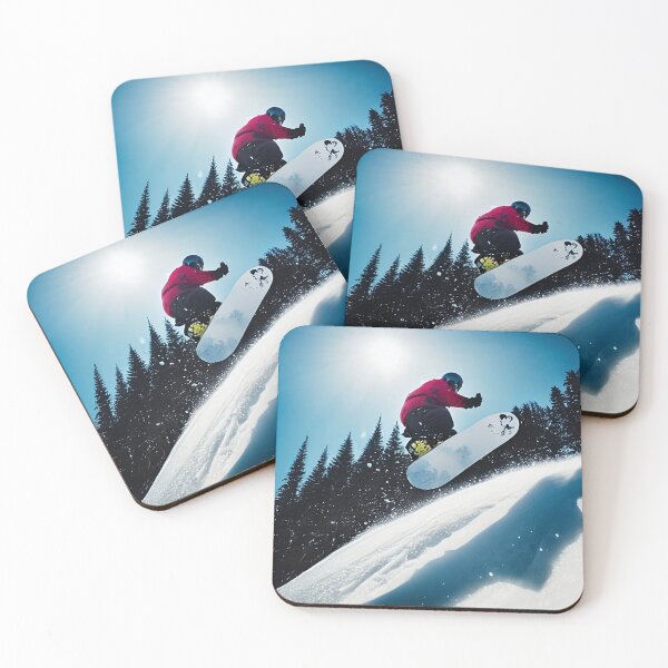 Item preview, snowboarder jumping in the air designed and sold by JuliVogel.
