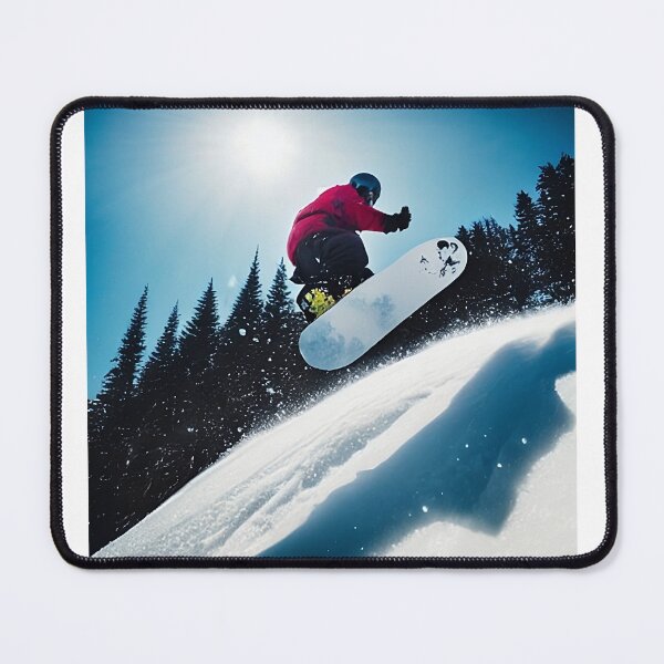 Item preview, snowboarder jumping in the air designed and sold by JuliVogel.