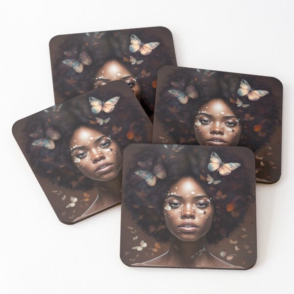 Item preview, Afro and Butterflies: A Tribute to Black History designed and sold by BeerBot.