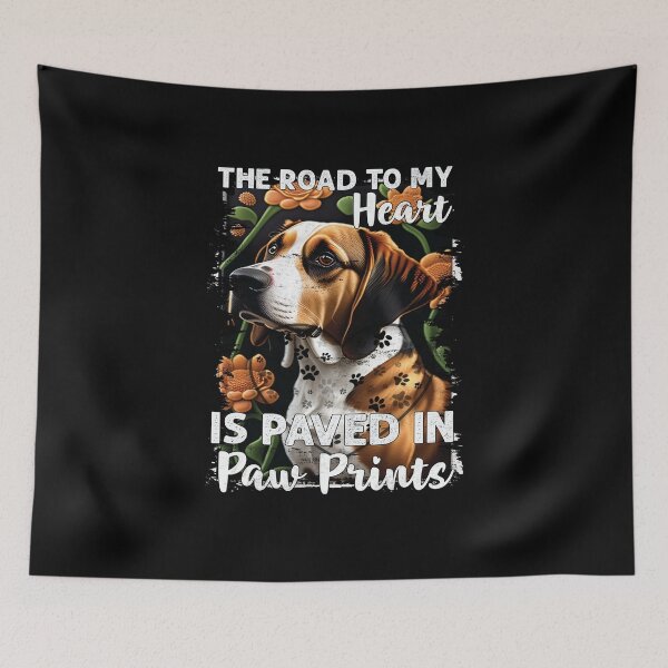 Item preview, Road to my Heart is Paved with Paw Prints Beagle Lover  designed and sold by Trendy Valley .