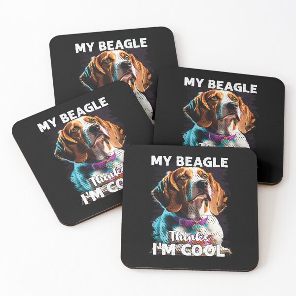 Item preview, My Beagle Thinks I'm Cool Beagle Lover Sarcastic Funny designed and sold by Trendy Valley .