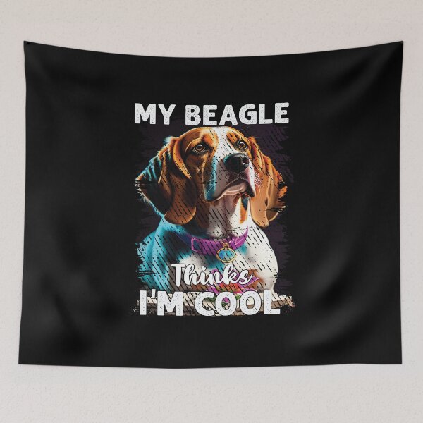 Item preview, My Beagle Thinks I'm Cool Beagle Lover Sarcastic Funny designed and sold by Trendy Valley .