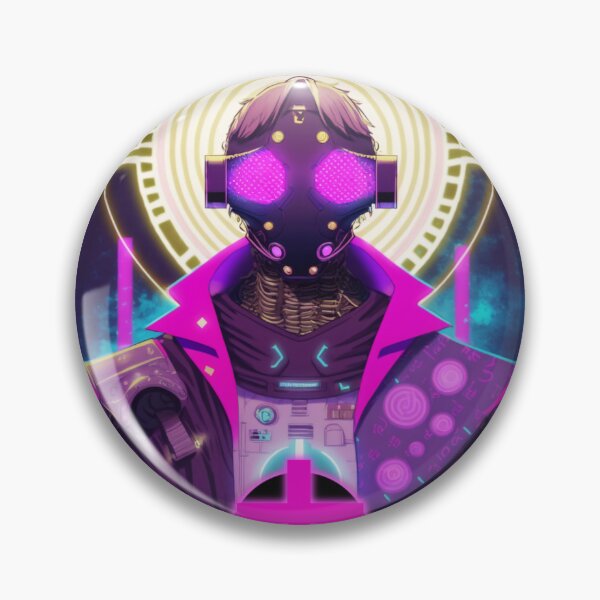 Item preview, Synthwave cyberpunk priest designed and sold by RESToRAPTOR.
