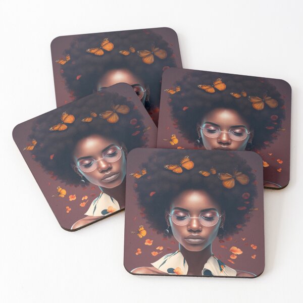 Item preview, Afro and Butterflies: A Tribute to Black History designed and sold by BeerBot.