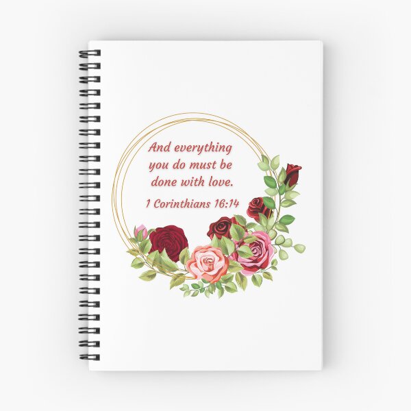 Item preview, 1 Corinthians 16:14 And everything you do must be done with love. designed and sold by FlutterByH.