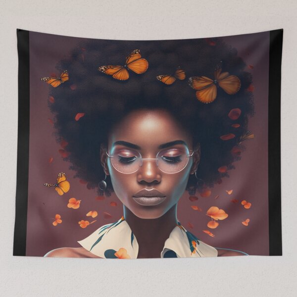 Item preview, Afro and Butterflies: A Tribute to Black History designed and sold by BeerBot.