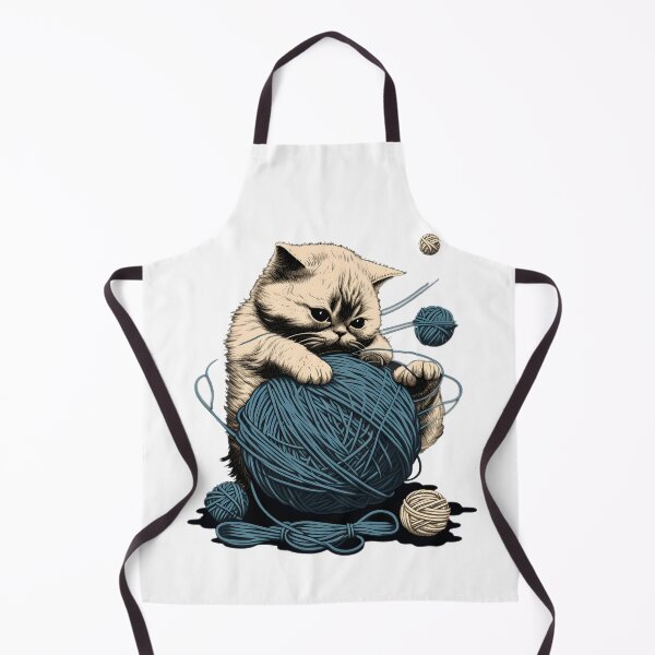 Item preview, Cat playing with a ball of string designed and sold by AHthatIsNice.