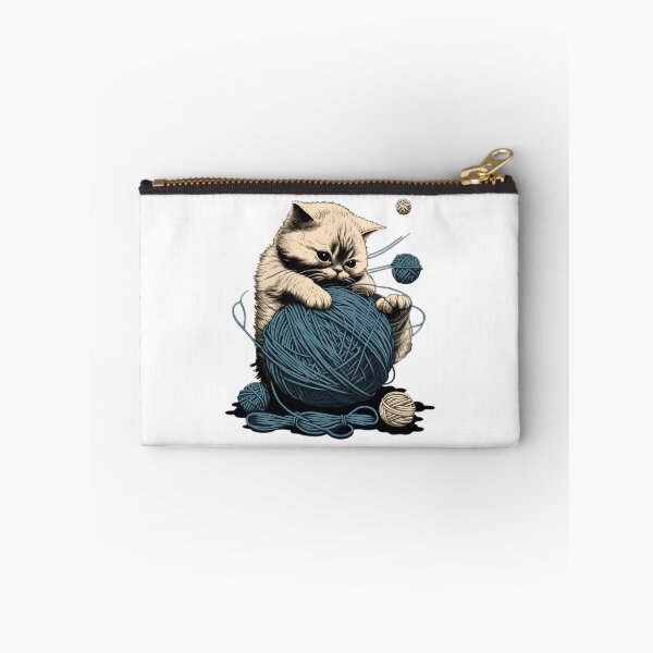 Item preview, Cat playing with a ball of string designed and sold by AHthatIsNice.