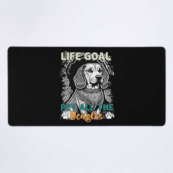 Item preview, Life Goal Pet All The Beagles Divertido amante de los perros Beagle designed and sold by Trendy Valley .