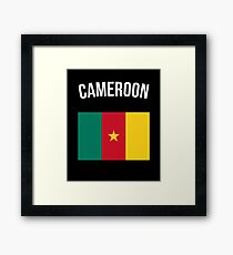 Cameroon Flag Framed Print