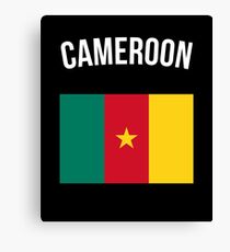 Kamerun Flagge Leinwanddruck