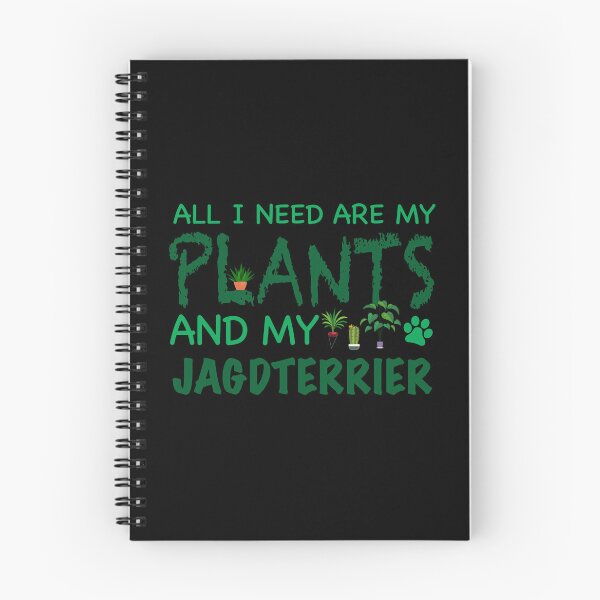 Item preview, All I Need Are My Plants and My Jagdterrier - Dog designed and sold by CJC Designs.