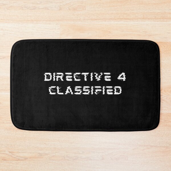 Item preview, Directive 4 Classified 80s movie influenced design designed and sold by RetroDesignsNW.