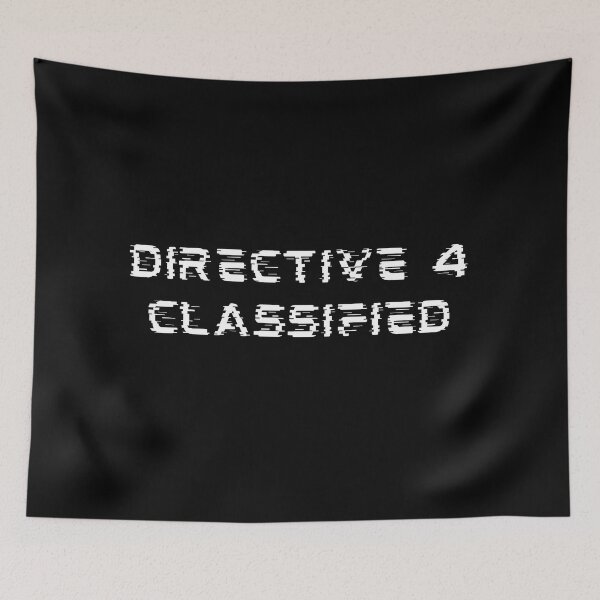 Item preview, Directive 4 Classified 80s movie influenced design designed and sold by RetroDesignsNW.