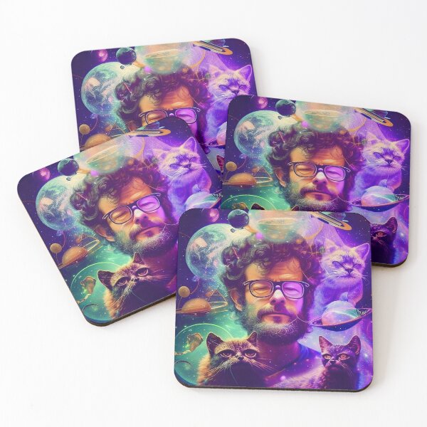 Item preview, Terence McKenna Space Cats designed and sold by Psychedelic-Sap.