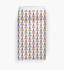 Pride Flag Ankh 1 Duvet Cover