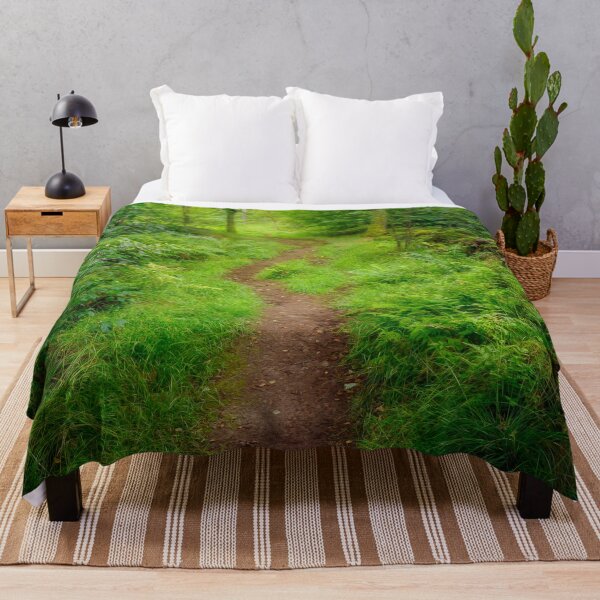 Item preview, Vibrant Green Forest Path designed and sold by Nicklas81.