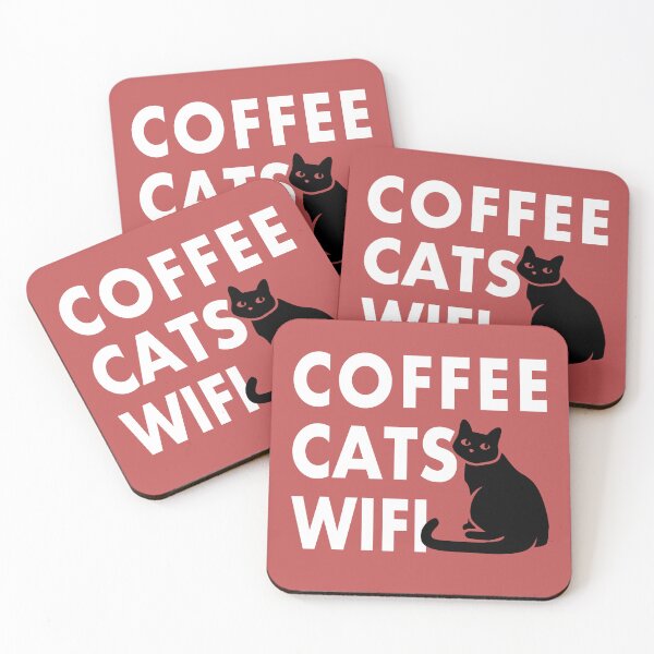 Item preview, Coffee Cats Wifi Love designed and sold by electrovista.