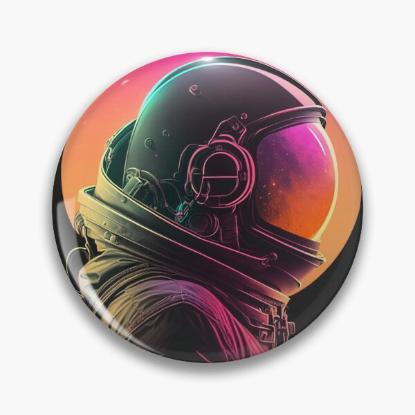 Item preview, Synthwave cyberpunk astronaut designed and sold by RESToRAPTOR.