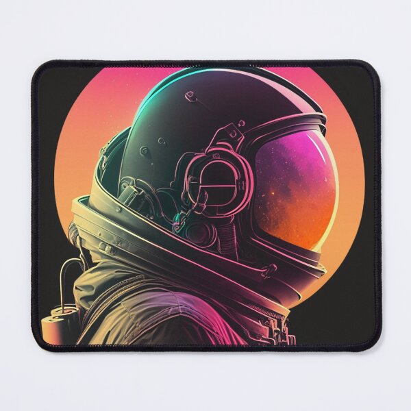 Item preview, Synthwave cyberpunk astronaut designed and sold by RESToRAPTOR.