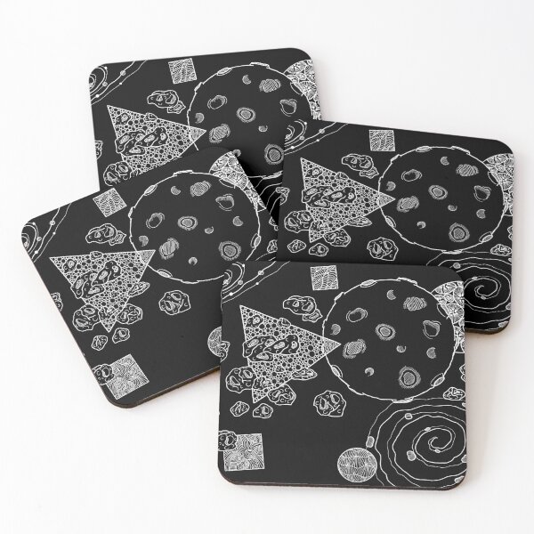 Item preview, Monochrome asteroids designed and sold by Azyrielle.