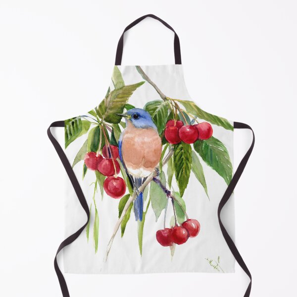 Item preview, Bluebird and Cherries designed and sold by surenart.