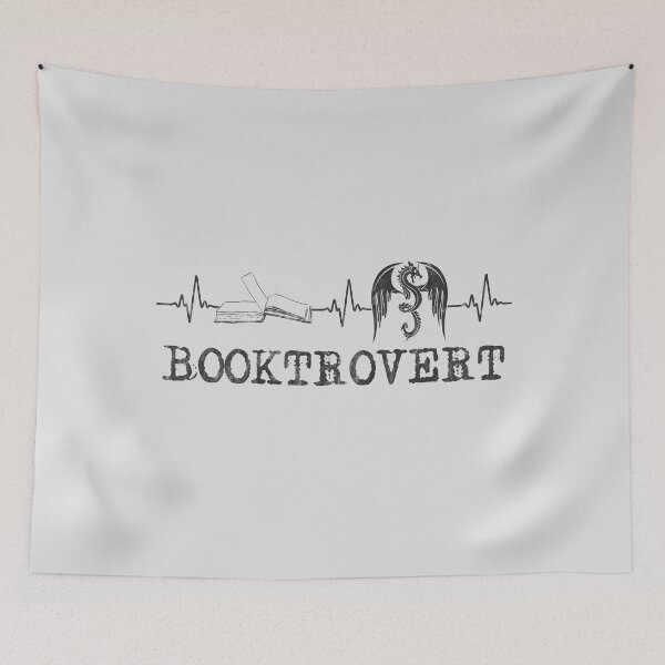 Item preview, Booktrovert Dragon Fanyasy Book Lover  designed and sold by Myth-Creatures.