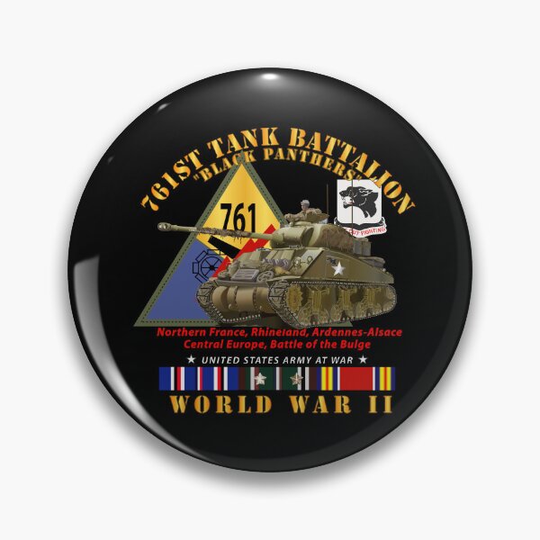 Item preview, Army - 761st Tank Battalion - Black Panthers - w Tank w SSI WWII  EU SVC designed and sold by Military Insignia Products.