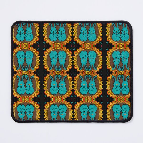Item preview, *FUNNY AND UNSEPARABLE RABBITS EASTER EGGS CHOCOLATE HOLIDAY BACKGROUND* designed and sold by Ralek.