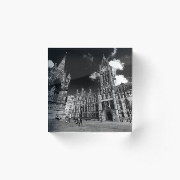 Manchester Town Hall Acrylic Block