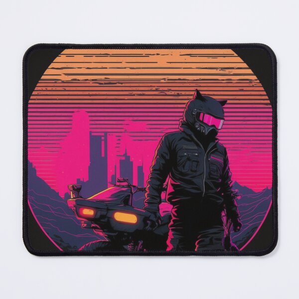 Item preview, Synthwave cyberpunk racer designed and sold by RESToRAPTOR.