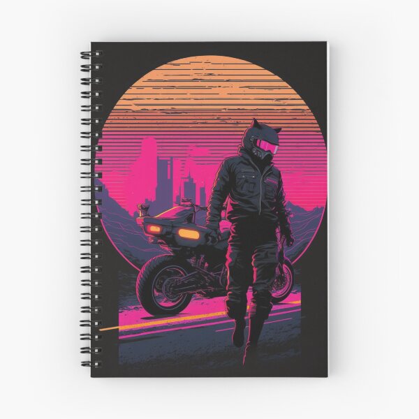 Item preview, Synthwave cyberpunk racer designed and sold by RESToRAPTOR.