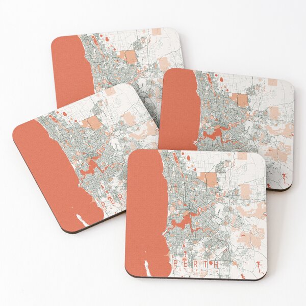 Item preview, Perth City Map of Australia - Bohemian designed and sold by deMAP.
