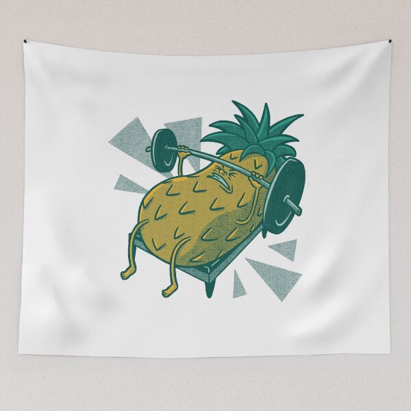 Item preview, Pineapple at the gym designed and sold by DerSenat.