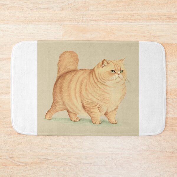Item preview, Fat Vintage Orange Cat walking casually designed and sold by SlimAwayhaha.
