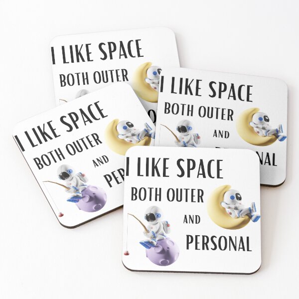 Item preview, I Like Space Both Outer and Personal designed and sold by Usagi-Kun.