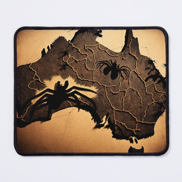 Item preview, Australia map with wild nature designed and sold by Abdullah6251.