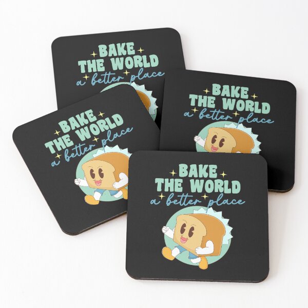 Item preview, Bake The World A Better Place designed and sold by RockBeeDesigns.
