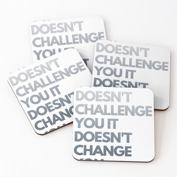 Item preview, If It Doesn't Challenge You Inspirational Motivational T-shirt designed and sold by JudyMann8258.
