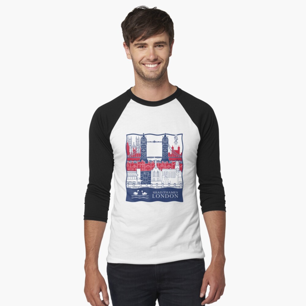Item preview, Baseball ¾ Sleeve T-Shirt designed and sold by GuyFox.