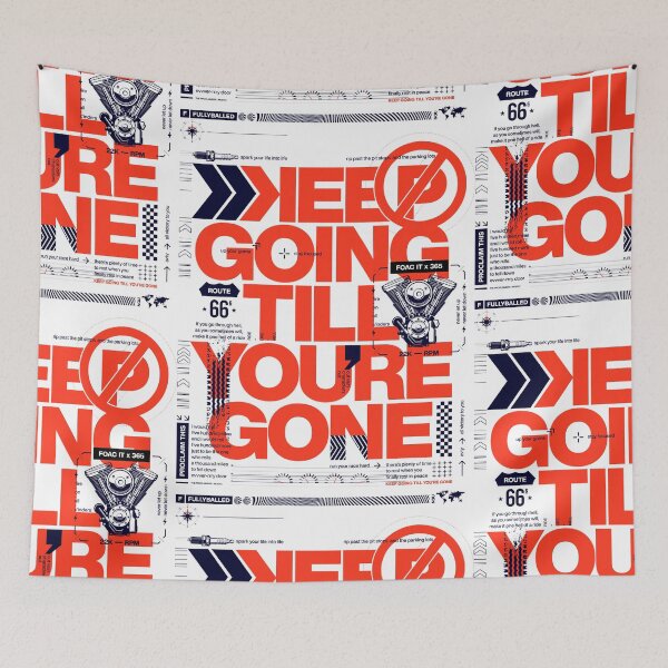 Item preview, KEEP GOING TILL YOU'RE GONE designed and sold by fullyballed.