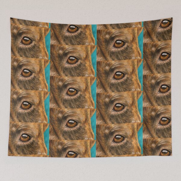 Item preview, Eye of the Dog - Close-Up Painting of Pit Bull's Eye designed and sold by ibadishi.