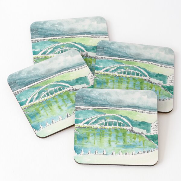 Item preview, Riverside, Taipei Evening Sketch designed and sold by Mimi Huang.