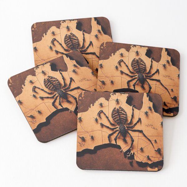 Item preview, Australia map with wild nature, giant spiders snakes and crocodile, designed and sold by Abdullah6251.