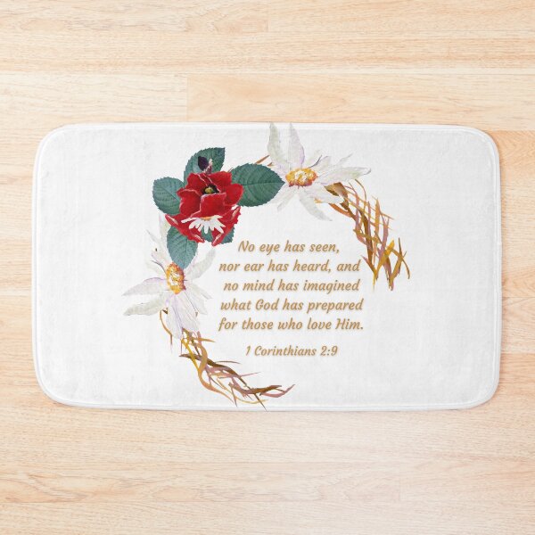 Item preview, 1 Corinthians 2:9 No eye has seen, nor ear has heard, and no mind has imagined what God has prepared for those who love Him designed and sold by FlutterByH.