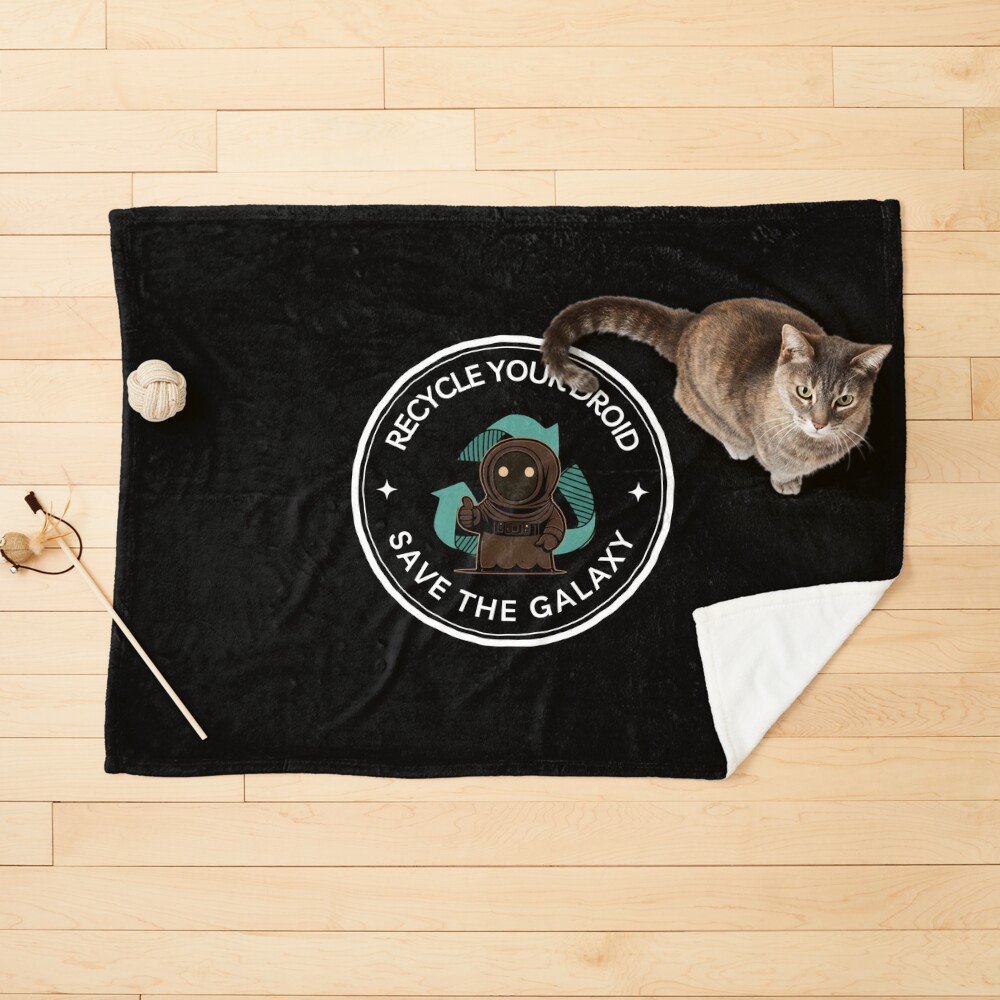 Vista previa del artículo con la obra «Manta para mascotas», diseñado y vendido por flevin.